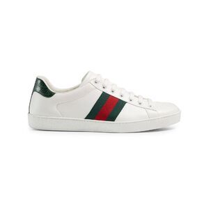 Leather Sneakers with Crocodile Detail